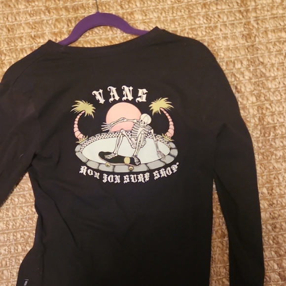 Vans Black Long Sleeve Tee - Picture 5 of 5